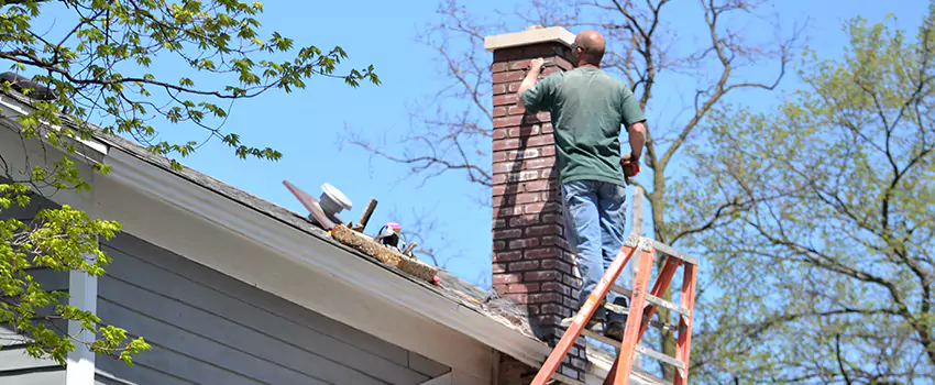 Vinyl and PVC Chimney Flashing Installation in Ashwaubenon, WI