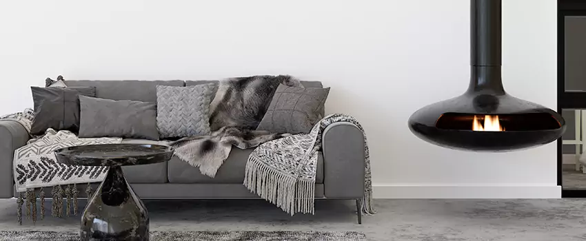 Circular Hanging Fireplace Installation Services in Ashwaubenon, WI